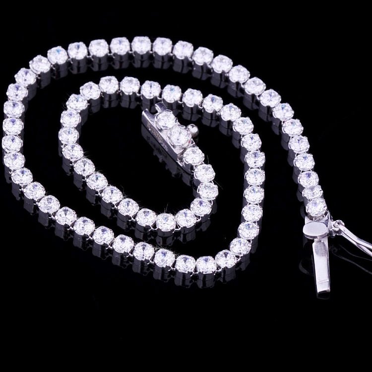 Срібний браслет з фіанітами 14730 від ювелірного магазину Онікс