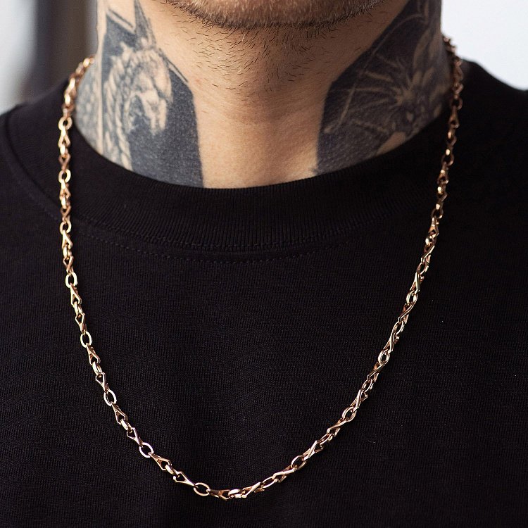 Чоловічий золотий ланцюжок ц00546 від ювелірного магазину Онікс - 1