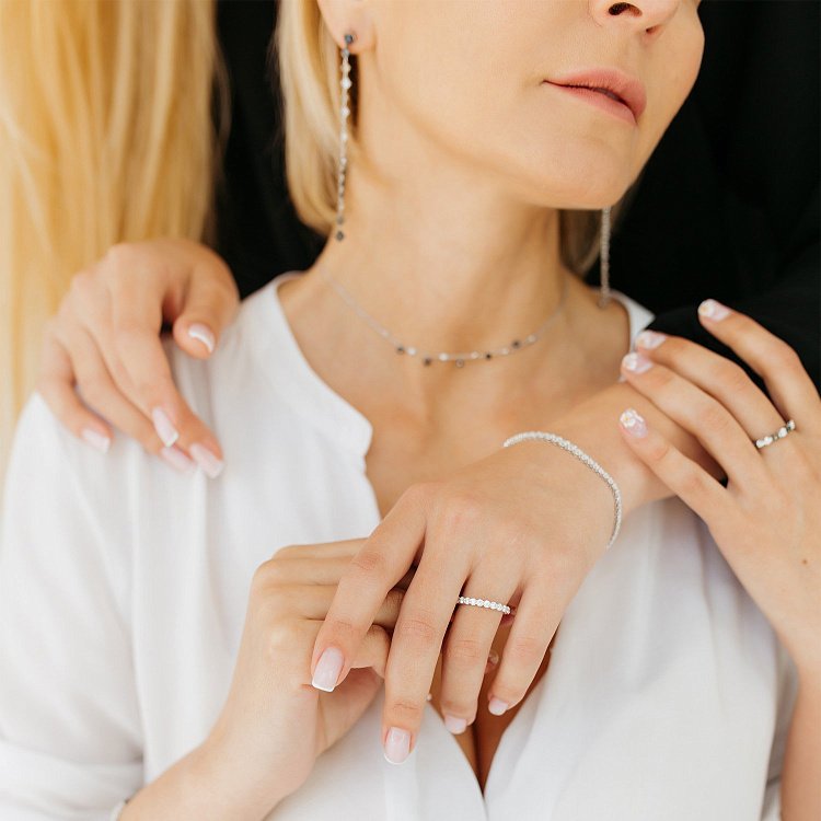 Золотые серьги с бриллиантами сб0101ca от ювелирного магазина Оникс - 11