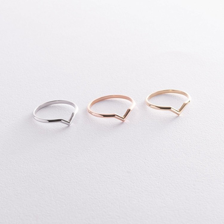 Кольцо "Viola" в желтом золоте к07606 от ювелирного магазина Оникс - 3