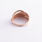 Золотое кольцо с фианитами к04944 от ювелирного магазина Оникс - 2