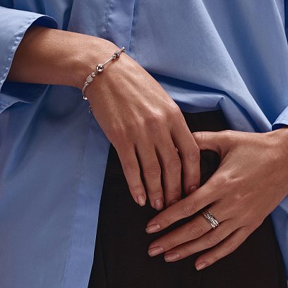 Кольцо "Gina" в белом золоте к07413 №5