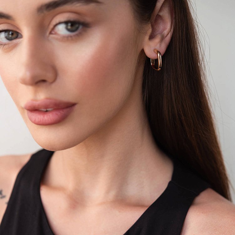 Золоті сережки - пусети "Ребекка" с07980 від ювелірного магазину Онікс - 2