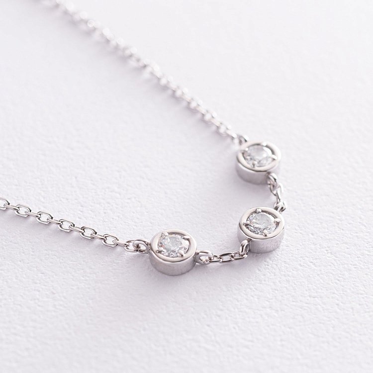 Серебряный браслет с фианитами 141525 от ювелирного магазина Оникс - 2