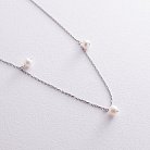 Кольє з перлами (біле золото) кол02399 от ювелирного магазина Оникс - 4