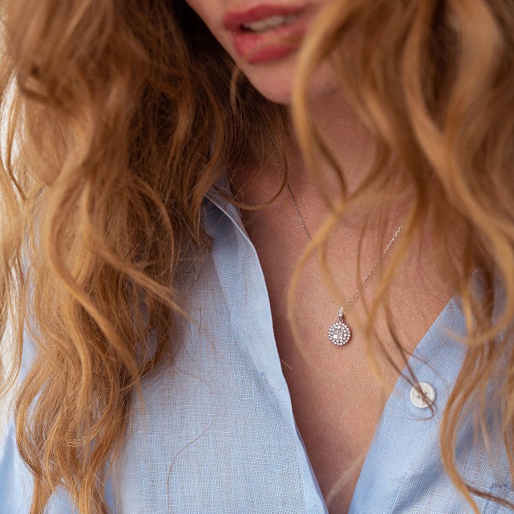 Золотая подвеска с бриллиантами п167 от ювелирного магазина Оникс - 3