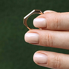 Кольцо "Дженнифер" в красном золоте к07420 от ювелирного магазина Оникс - 11