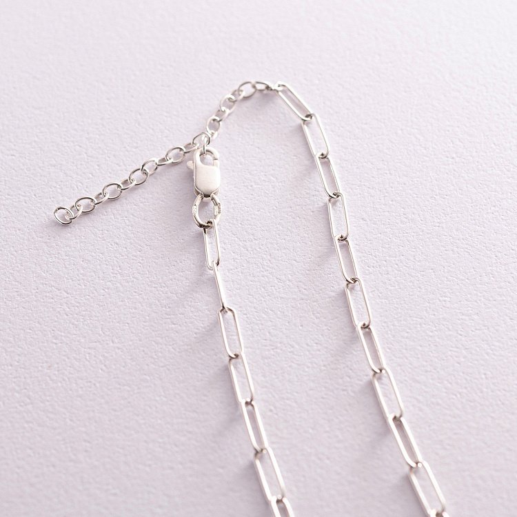 Серебряное колье "Аврора" 181195 от ювелирного магазина Оникс - 6