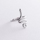 Кольцо "Змея" в белом золоте к07616 от ювелирного магазина Оникс - 1