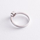 Помолвочное золотое кольцо "Сердечко" с бриллиантами 25301121 от ювелирного магазина Оникс - 3