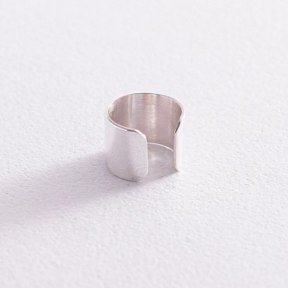 Серебряная серьга - каффа 123192 №2