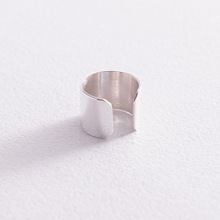 Серебряная серьга - каффа 123192 от ювелирного магазина Оникс - 7