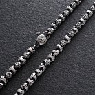 Мужская серебряная цепочка 181184 от ювелирного магазина Оникс
