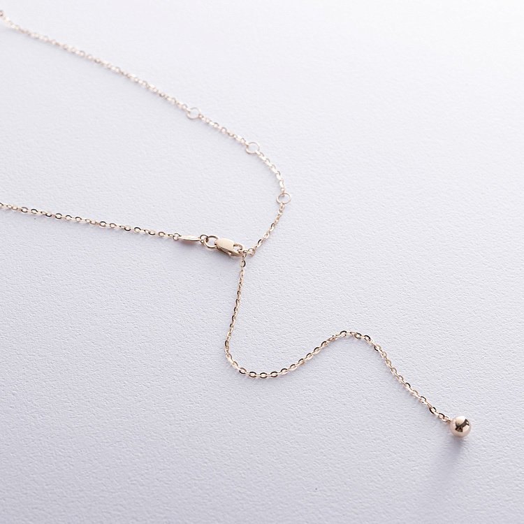 Колье 2 в 1 "Шарики" в желтом золоте кол02473 от ювелирного магазина Оникс - 4