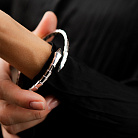 Жорсткий браслет "Змія" у білому золоті б05458 от ювелирного магазина Оникс - 1