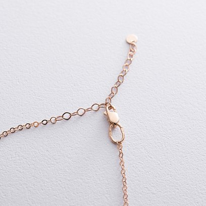 Кольє Монетки в червоному золоті кол01549 №3