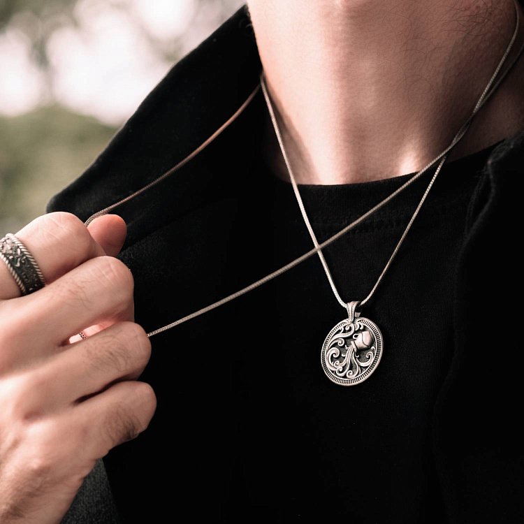 Срібний кулон "Знак зодіаку Водолій" 133200водолій від ювелірного магазину Онікс - 7