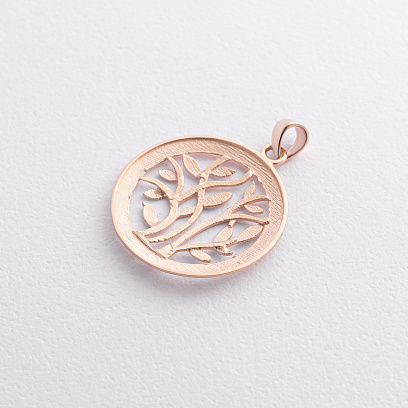 Золотая подвеска "Древо жизни" п03144 №3