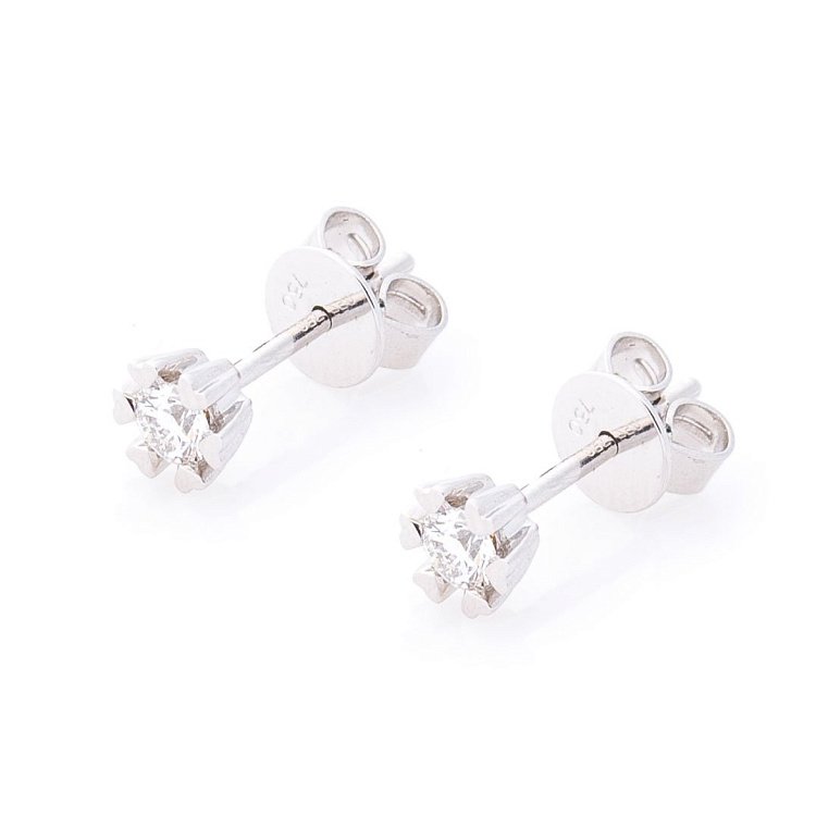 Золоті сережки-пусети з діамантами сб0083са від ювелірного магазину Онікс