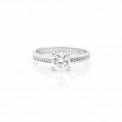 Серебряное помолвочное кольцо (фианиты) 111592 от ювелирного магазина Оникс - 3
