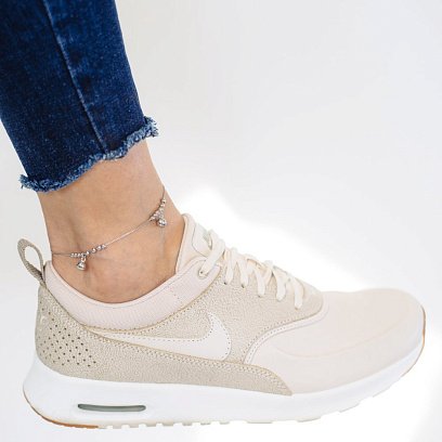 Серебряный браслет на ногу с шариками 141355 №4