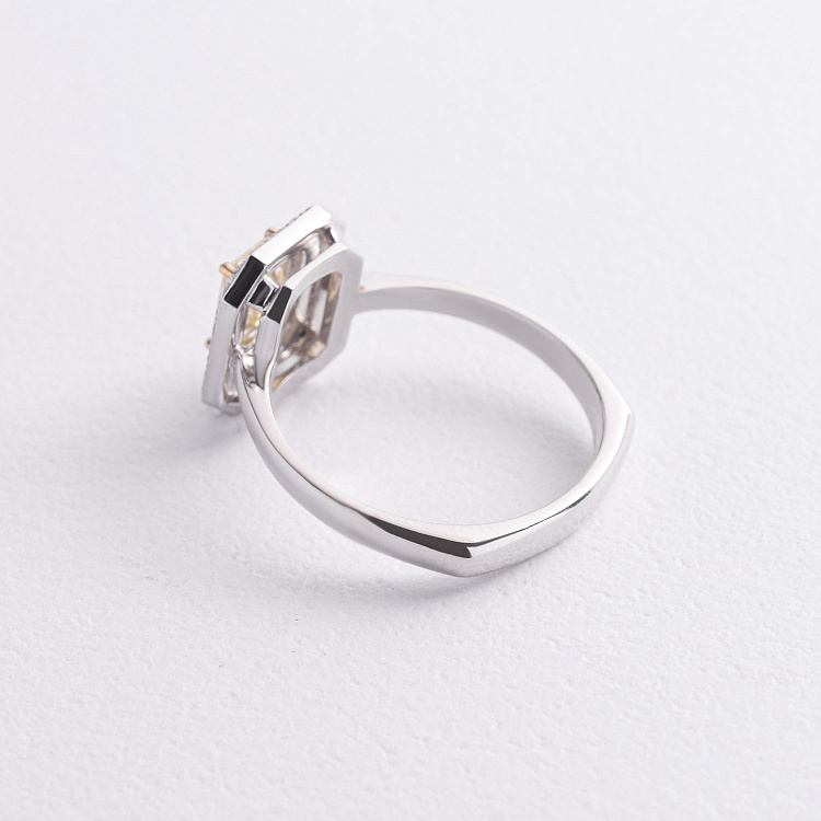 Золота каблучка з діамантами 245141121 від ювелірного магазину Онікс - 1