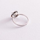 Золотое кольцо с дымчатым топазом и бриллиантами C01085R от ювелирного магазина Оникс - 4