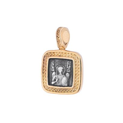 Серебряная ладанка (позолота, чернение) 132291