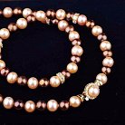 Кольє (культивовані морські перли, золото 585 ", фіаніти) кол00506 от ювелирного магазина Оникс