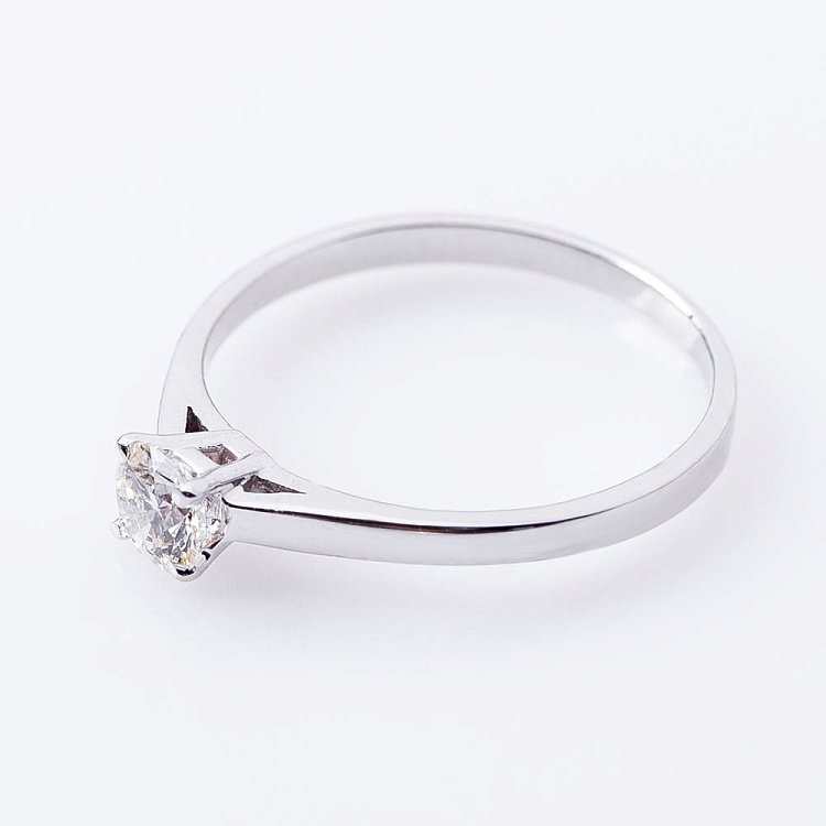 Золотое помолвочное кольцо с бриллиантом R0674б - 2 Золотое помолвочное кольцо с бриллиантом R0674б от ювелирного магазина Оникс - 2