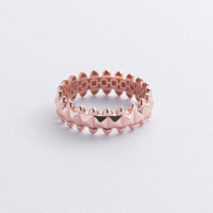 Каблучка "Teresa" у червоному золоті к08145 від ювелірного магазину Онікс - 1