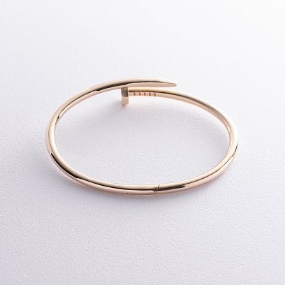 Браслет "Гвоздь" в желтом золоте б05316 №5