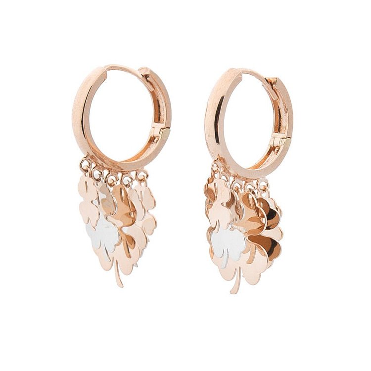 Золоті сережки "Конюшина" с05251 від ювелірного магазину Онікс - 1