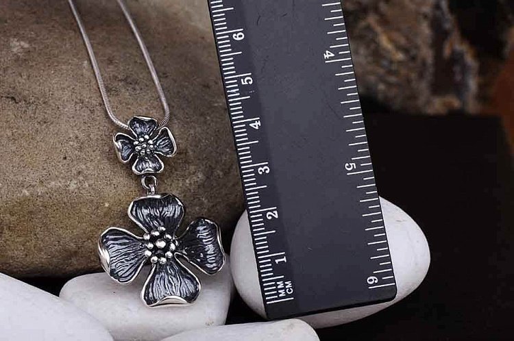 Підвіска "Квітка" 131109 від ювелірного магазину Онікс - 2