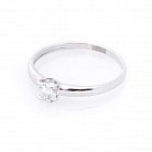 Золотое помолвочное кольцо (бриллиант) кб0157 от ювелирного магазина Оникс - 1