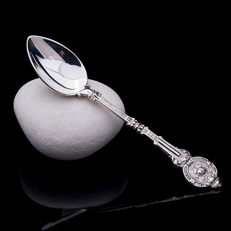 Чайна ложка "Розочка" 24002 від ювелірного магазину Онікс - 6