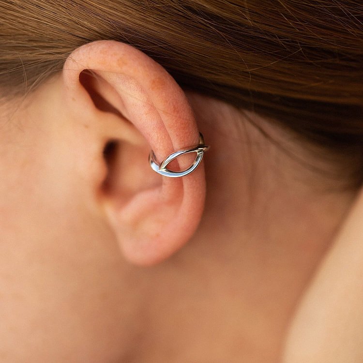 Каффа "Лея" у білому золоті с07758 від ювелірного магазину Онікс - 4