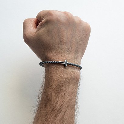 Мужской браслет "Крест" Zancan EXB712-N №2