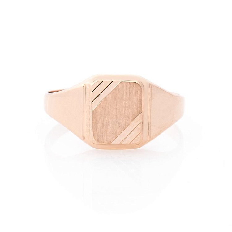 Золота чоловіча печатка к05642 від ювелірного магазину Онікс - 1