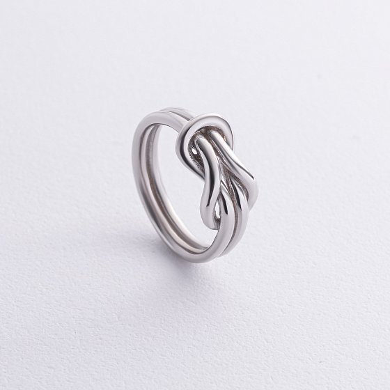 Серебряное кольцо "Узел" 7119