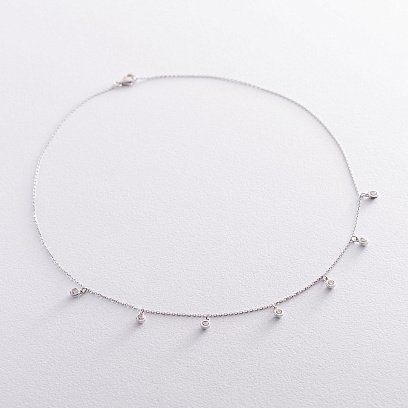 Золотое колье с бриллиантами колб0060di