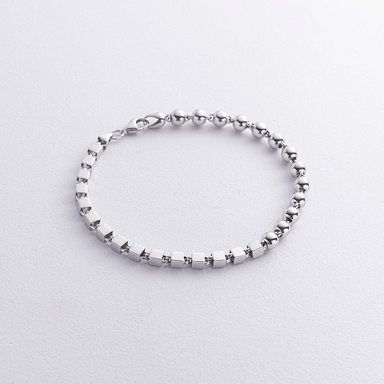 Золотий браслет "Кубики - кульки" б05435 від ювелірного магазину Онікс