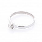Золотое помолвочное кольцо с бриллиантом EKDG3 от ювелирного магазина Оникс - 1