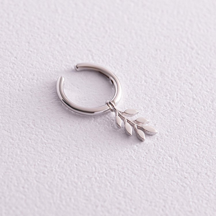 Каффа "Гілочка" у білому золоті с08047 від ювелірного магазину Онікс