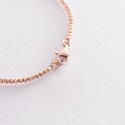 Золотой браслет "Шарики" б05029 №5