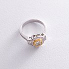 Золотое кольцо с бриллиантами к673 от ювелирного магазина Оникс - 3
