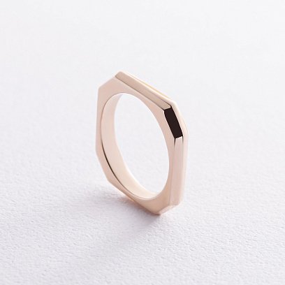 Каблучка "Дженніфер" у жовтому золоті к07472