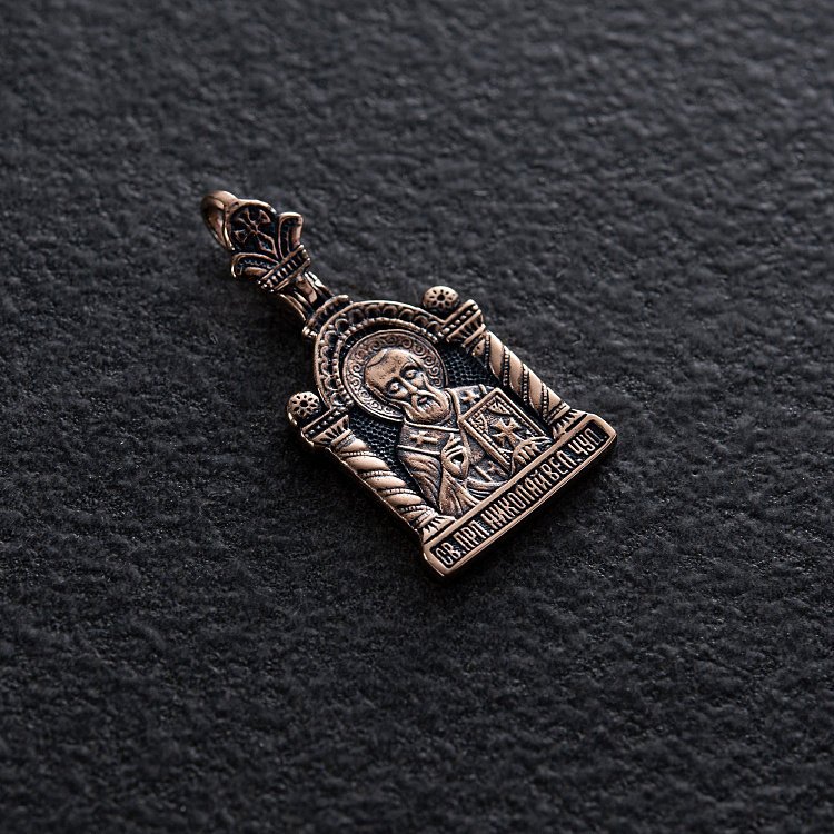 Підвіска "Святий Миколай" п01858 від ювелірного магазину Онікс - 1