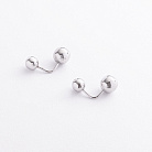 Серебряные серьги "Шарики" 902-01634 от ювелирного магазина Оникс