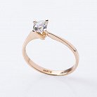 Золотое помолвочное кольцо с бриллиантом р0554ж от ювелирного магазина Оникс - 2